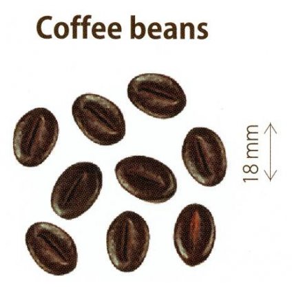 Dekorace Čokoládovo-kávové zrno (50 g) /D_4250