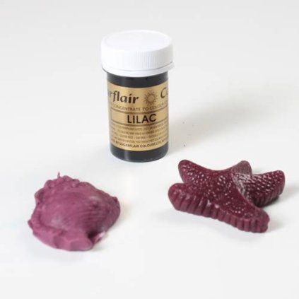 Gelová barva Sugarflair (25 g) Lilac ♡