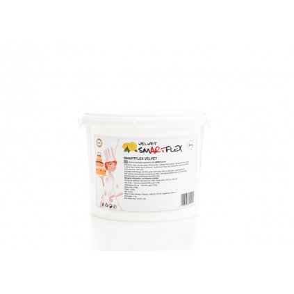 Smartflex Velvet Citron 4 kg (Potahovací a modelovací hmota na dorty) /D_0416