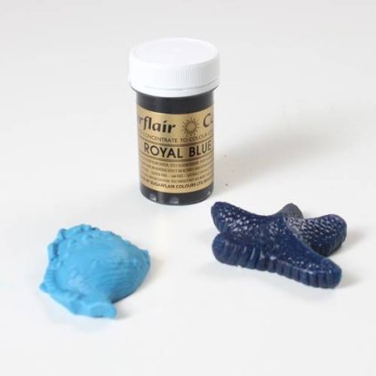 Gelová barva Sugarflair (25 g) Royal Blue ♡