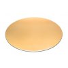 Tác zlatý tenký rovný kruh 20 cm