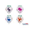 PartyDeco balónky bílé s dinosaury (6 ks) ▹