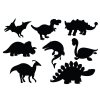 Jedlý papír  DINOSAUŘI - SILUETY