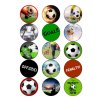 Jedlý papír FOTBAL CUPCAKES