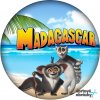 MADAGASCAR (Zvolte VELIKOST průměr 20 cm ☝, Zvolte PODKLAD FONDÁNOVÝ DECORLIST ✴️)