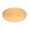 Tác zlatý tenký rovný kruh 20 cm (1 ks) /D_1468