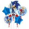 Sada fóliových balonků Ježek Sonic 5ks  /BP