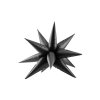 Dekorační Hvězda 3D černá 70 cm  /BP
