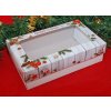 Vánoční krabice na cukroví s potiskem (25 x 15 x 7 cm)  /D--251507T
