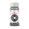 SweetArt cukrové perly stříbrné matné 7 mm (80 g) ♡