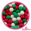 SweetArt cukrové perly Christmas mix 7 mm (80 g) ♡