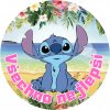 Jedlý papír Lilo & Stitch Všechno nejlepší
