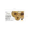 PartyDeco Dekorační závěsné rozety zlaté (3 ks) ▹