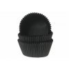Papírový košíček na muffiny černý 50ks  /O--101150