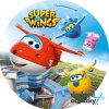 Jedlý papír  SUPER WINGS (● velikost průměr 20 cm ☝, ● materiál FONDÁNOVÝ DECORLIST ✴️)