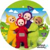 Jedlý papír  TELETUBBIES (● velikost průměr 20 cm ☝, ● materiál FONDÁNOVÝ DECORLIST ✴️)