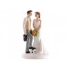 Svatební figurka na dort fotbalista 20cm - Dekora  | Cukrářské potřeby