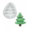 10487 forma silikonova 3d vanocni strom 6 3x5cm