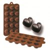 Formičky na čokoládu srdce 10,5x21cm - Ibili  | Cukrářské potřeby
