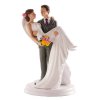 Svatební figurka na dort 20cm žena v naruči muže - Dekora  | Cukrářské potřeby