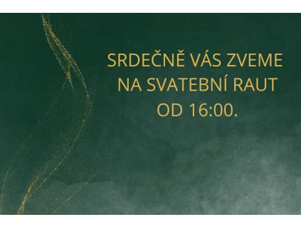 SRDEČNĚ VÁS ZVEME NA SVATEBNÍ RAUT OD 16 00 20250403 075326 0000