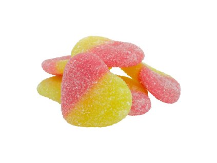 Kyselá srdíčka broskev Pedro 1000g