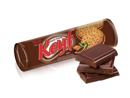 KEYF Cocoa Sandwich Biscuits 140g
