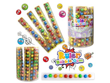 ruler bubble gum 25g
