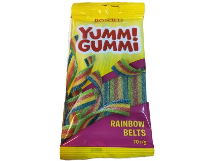 ROSHEN Yummi Gummi Rainbow Belts 70g