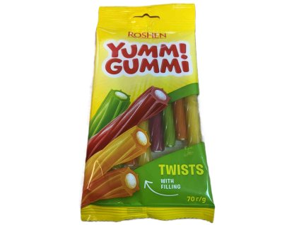 Yumm gumm pendreky 70g TWISTS