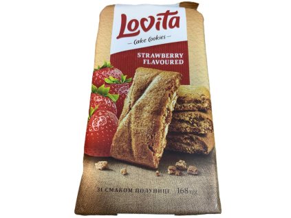 ROSHEN Lovita Cake Cookies s Jahodou náplň 168g