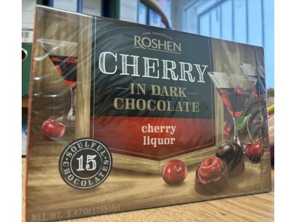 ROSHEN Chocolate with Cherry in Cherry Liquor 155g