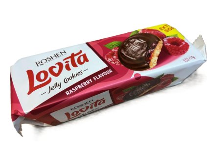 Lovita Čokopiškot malina 135 g