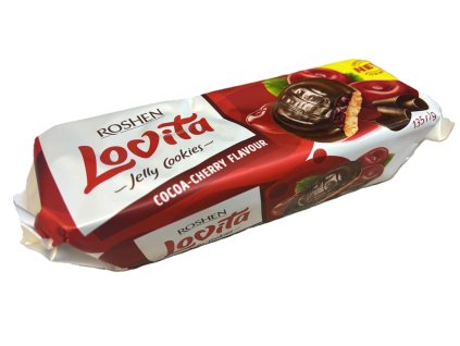 Lovita Čokopiškot kakao třešeň 135 g