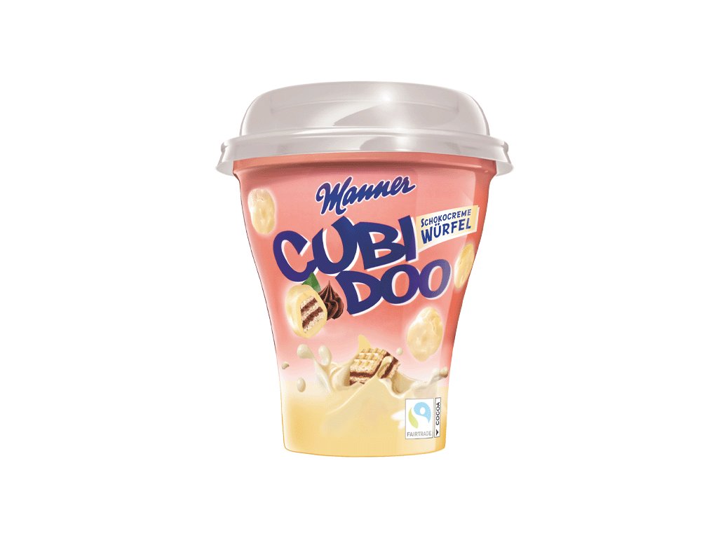 Manner Cubidoo bílé mini oplatky 135g