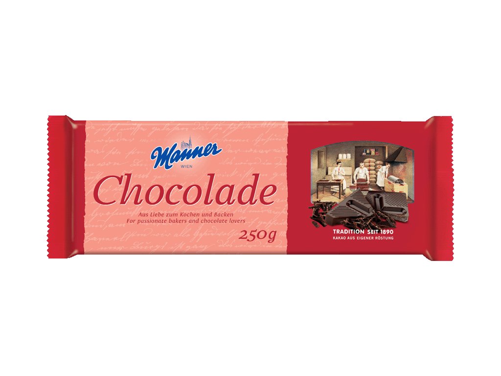 Manner sladkohořká čokoláda 41% 250g