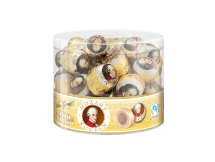 Mozartovy kuličky bílé v boxu 50 kusů 726g