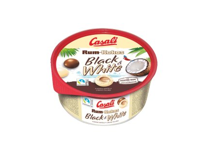 Casali kuličky rum s kokosem tmavá a bílá 300g