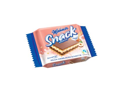 Manner mini oplatky s lískovými oříšky a mlékem 25g