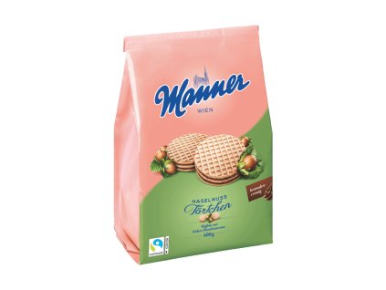 Manner kulaté oplatky s lískooříškovou náplní 400g