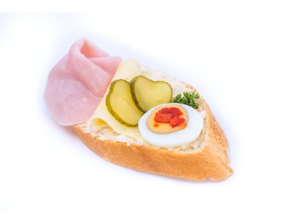 Chlebíček šunka sýr Zubák