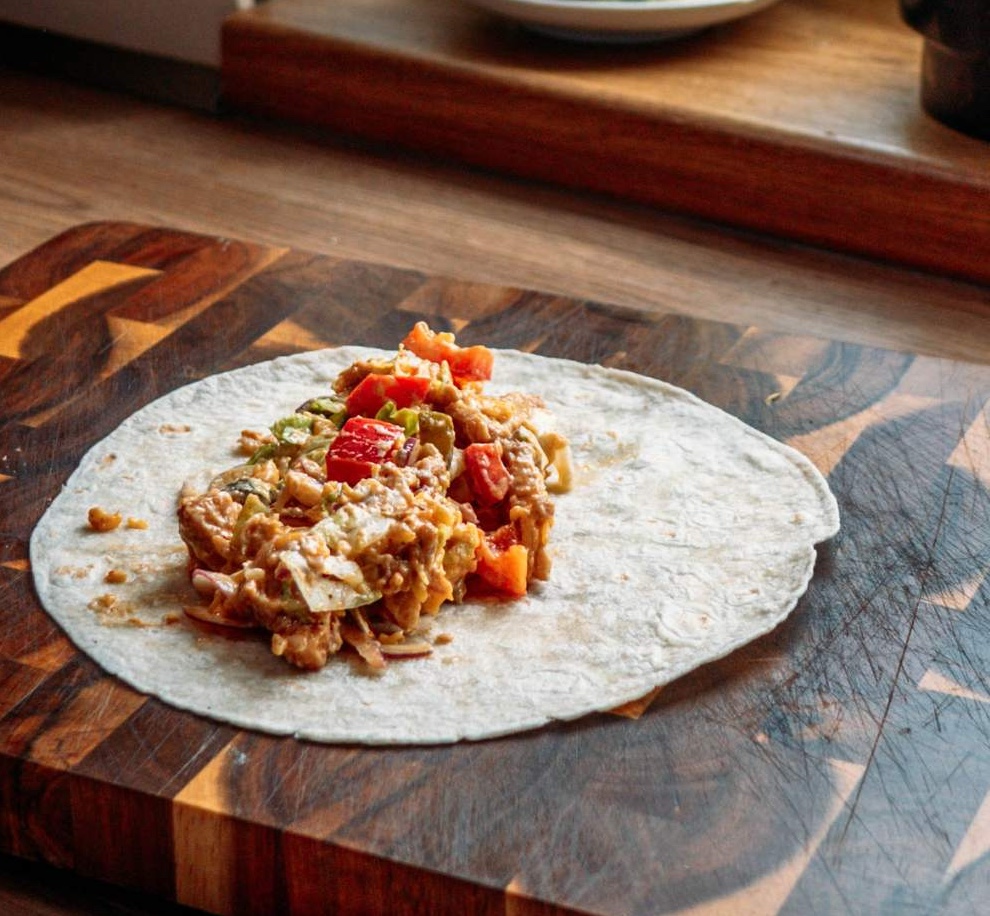 Sweet chilli wrap