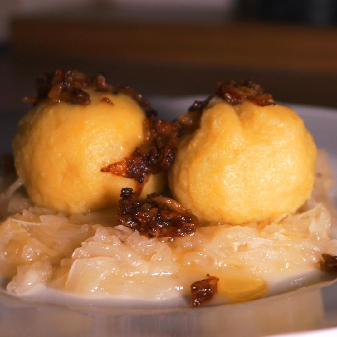 Knedlíky plněné uzeným masem 😉