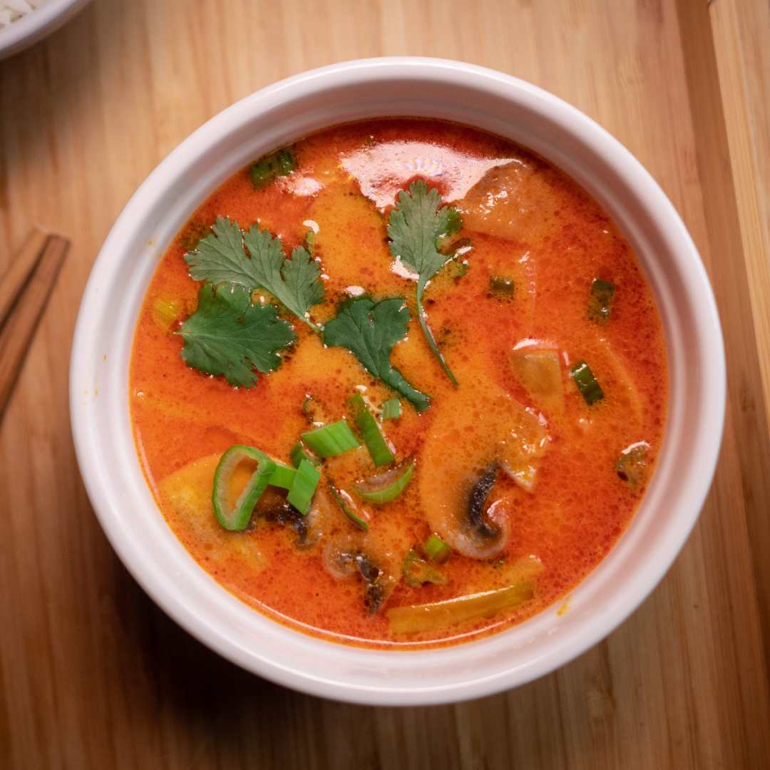 Thajská polévka s kokosovým mlékem 🥥