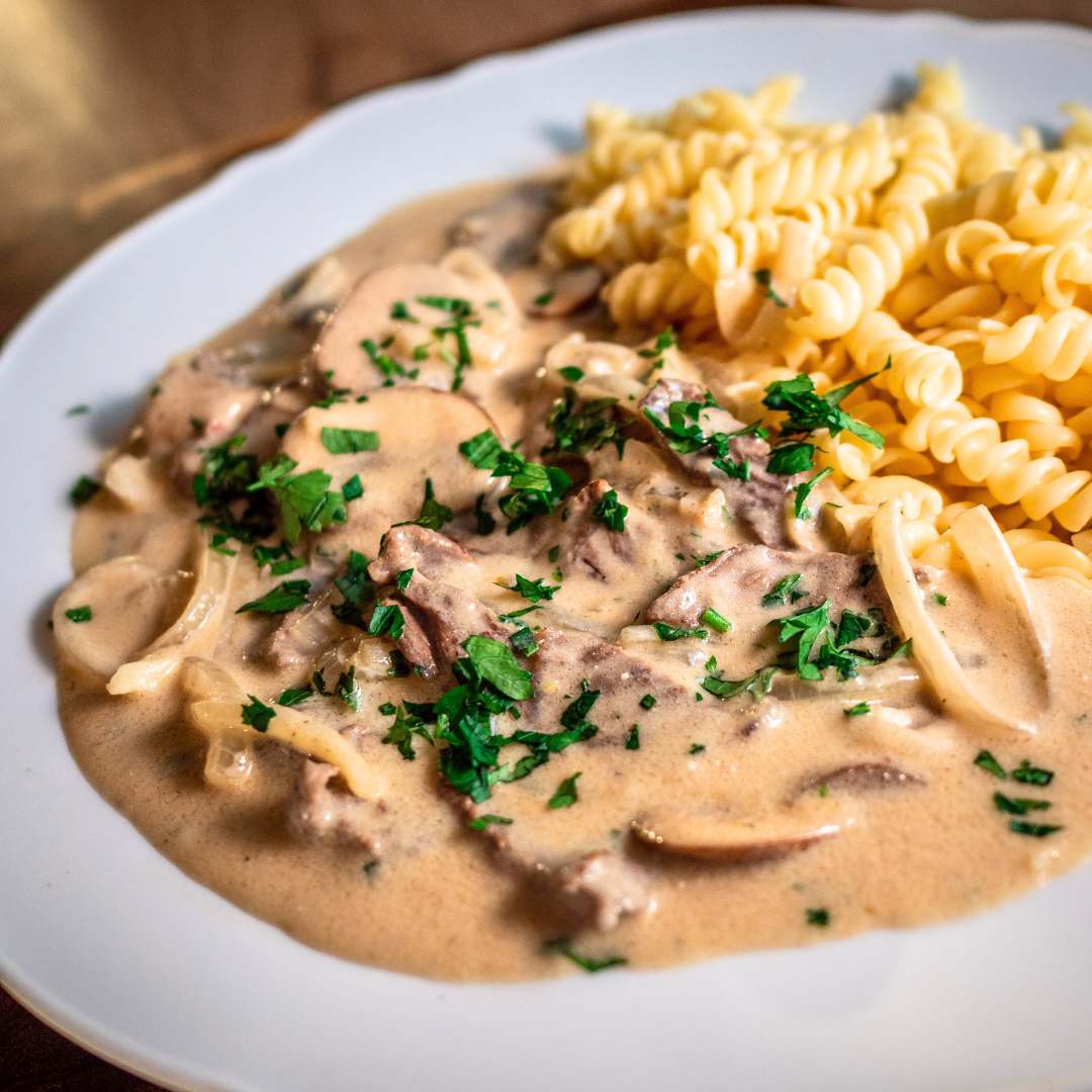 Hovězí Stroganoff 🥩