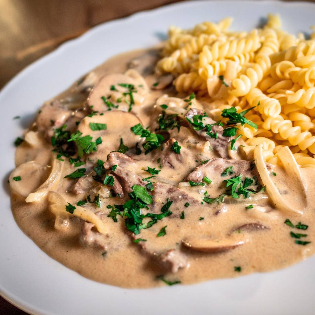 Hovězí Stroganoff