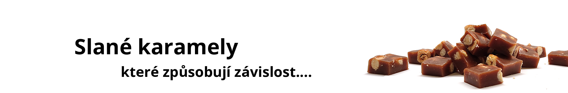 Karamely na bílé