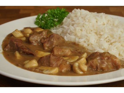 vepřové na žampionech s rýží