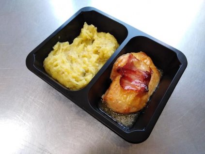 1 zapečená kuřecí prsa