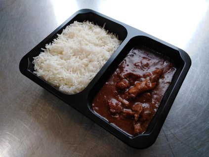 pikantní masová směs s rýží